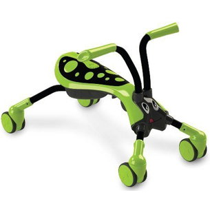 Tricicleta fara pedale Scramble Bug Hornet (Verde, Negru) de la Mookie.